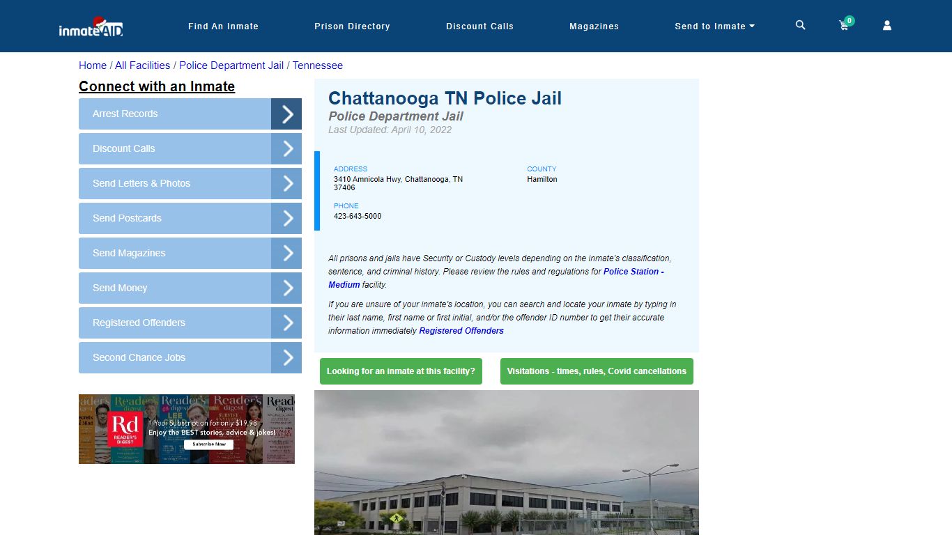 Chattanooga TN Police Jail & Inmate Search - Chattanooga, TN